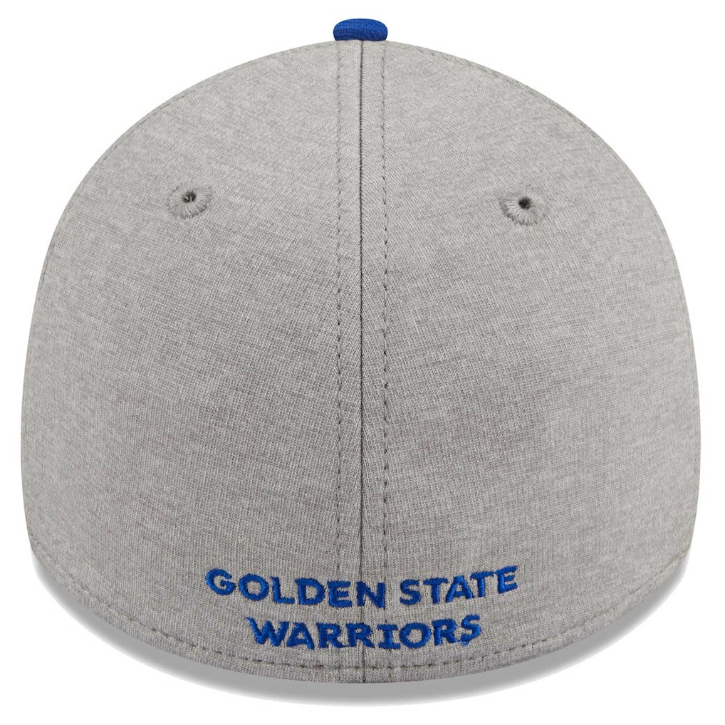 Gray/Royal Golden State Warriors Striped 39THIRTY Flex Hat sale | NBA