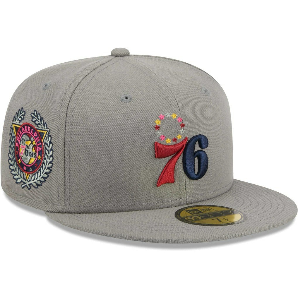 Gray Philadelphia 76ers Color Pack 59FIFTY Fitted Hat | NBA