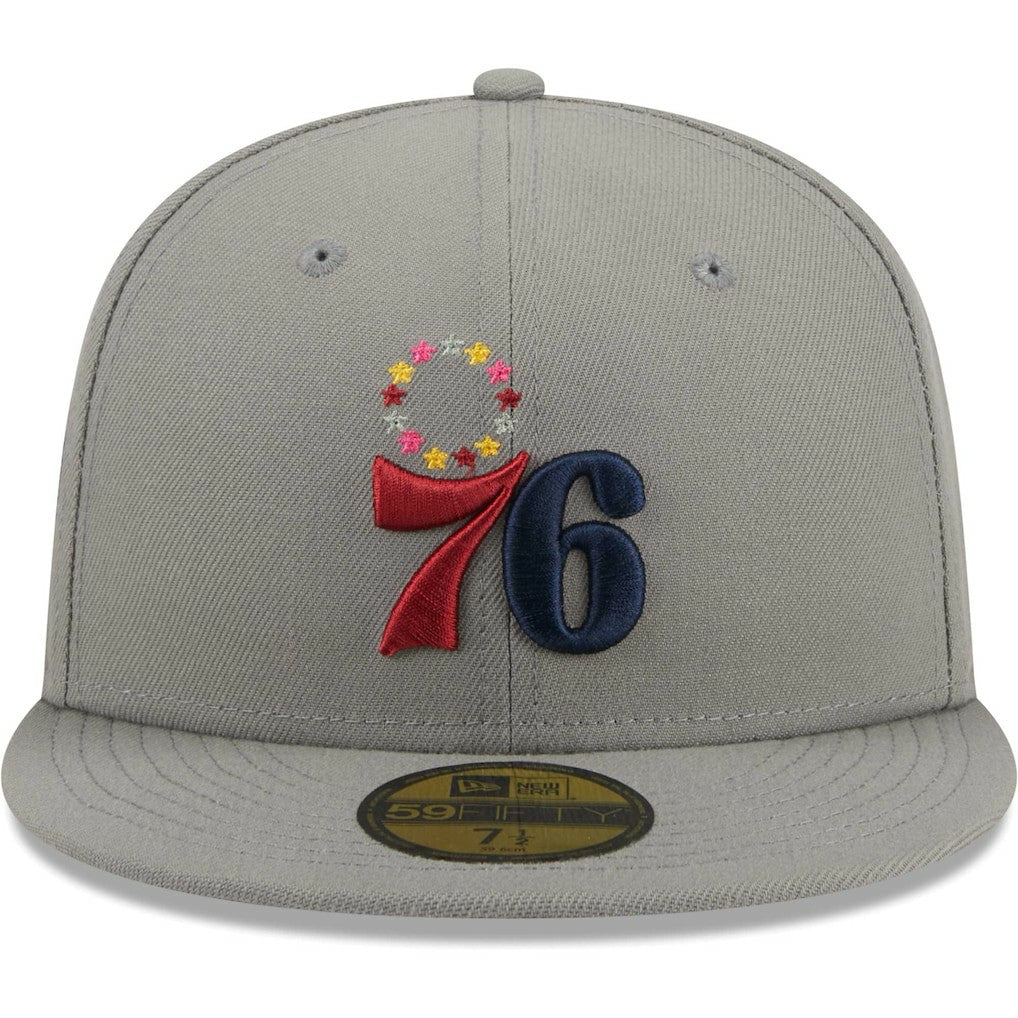 Gray Philadelphia 76ers Color Pack 59FIFTY Fitted Hat | NBA