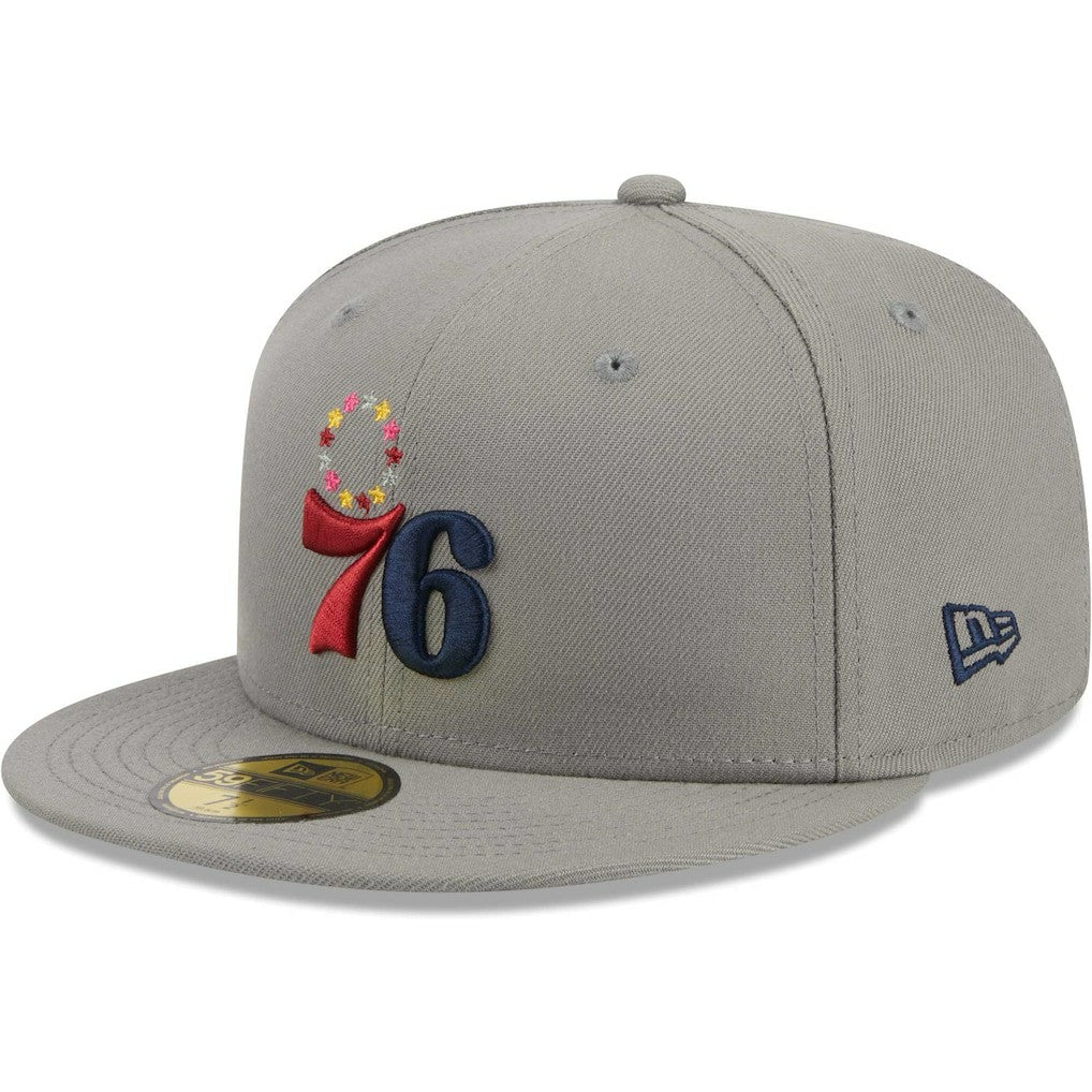 Gray Philadelphia 76ers Color Pack 59FIFTY Fitted Hat | NBA