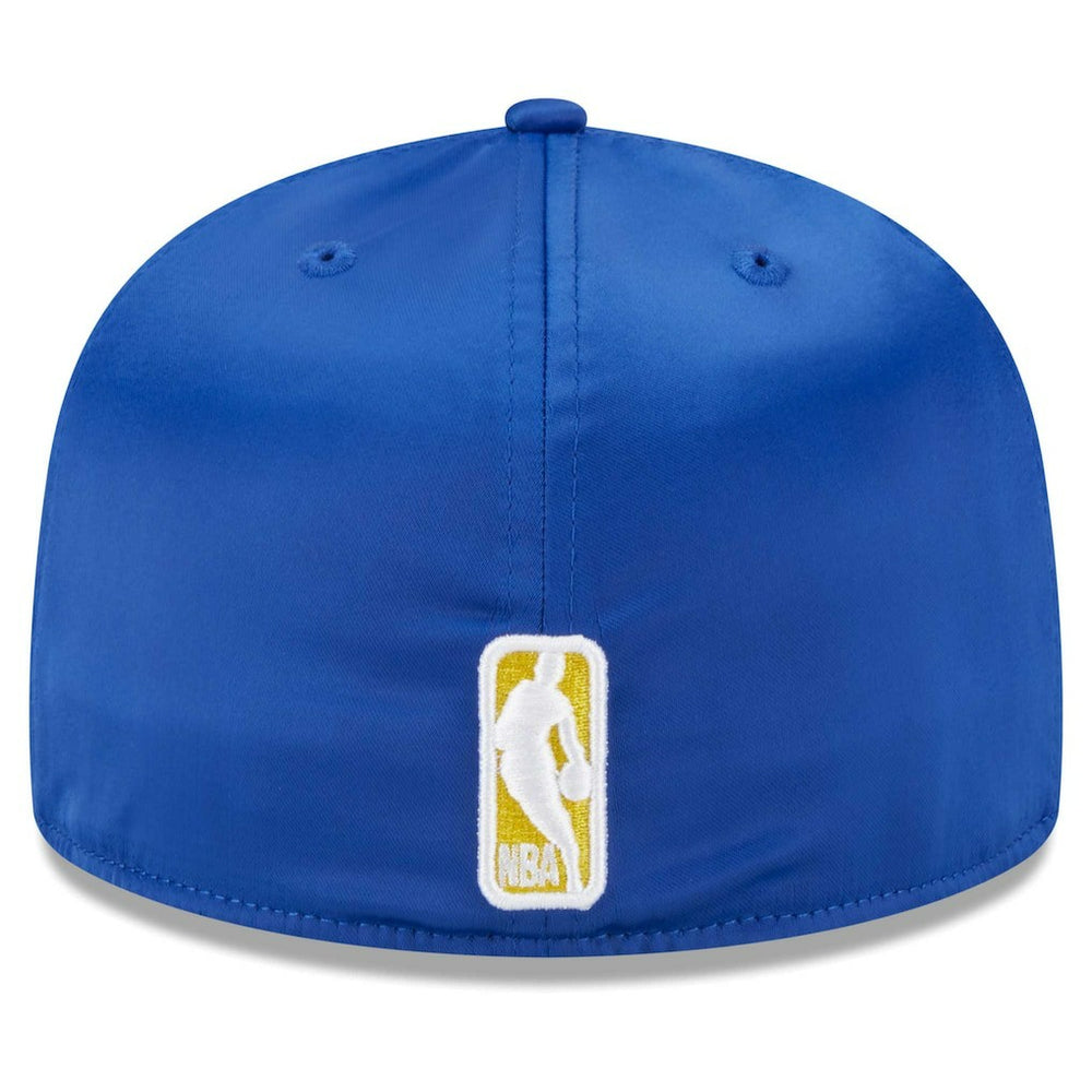White Golden State Warriors Throwback Satin 59FIFTY Fitted Hat sale | NBA