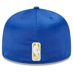 White Golden State Warriors Throwback Satin 59FIFTY Fitted Hat sale | NBA
