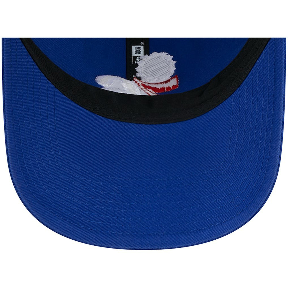 Royal Philadelphia 76ers Distinct Side Patch Trucker 9TWENTY Adjustable Hat | NBA