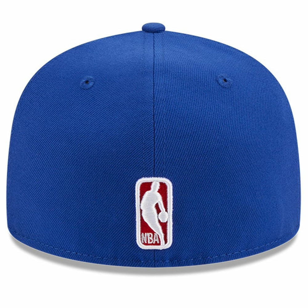 Royal Philadelphia 76ers Chainstitch Logo Pin 59FIFTY Fitted Hat | NBA
