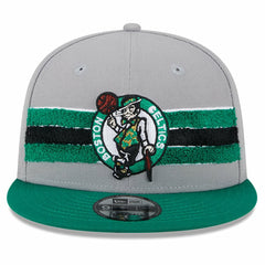 Gray Boston Celtics Chenille Band 9FIFTY Snapback Hat | NBA