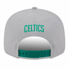 Gray Boston Celtics Chenille Band 9FIFTY Snapback Hat | NBA