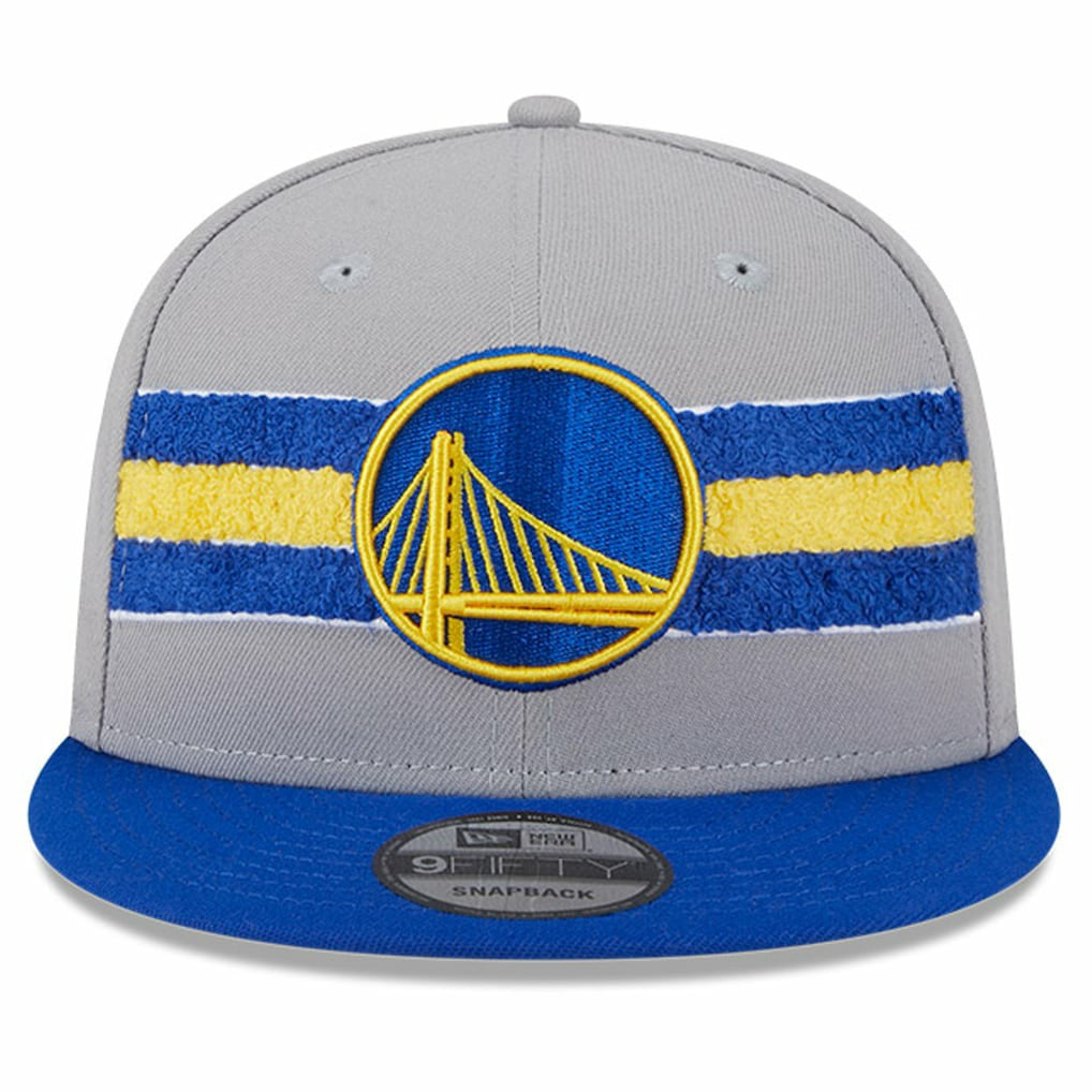 Gray Golden State Warriors Chenille Band 9FIFTY Snapback Hat sale | NBA