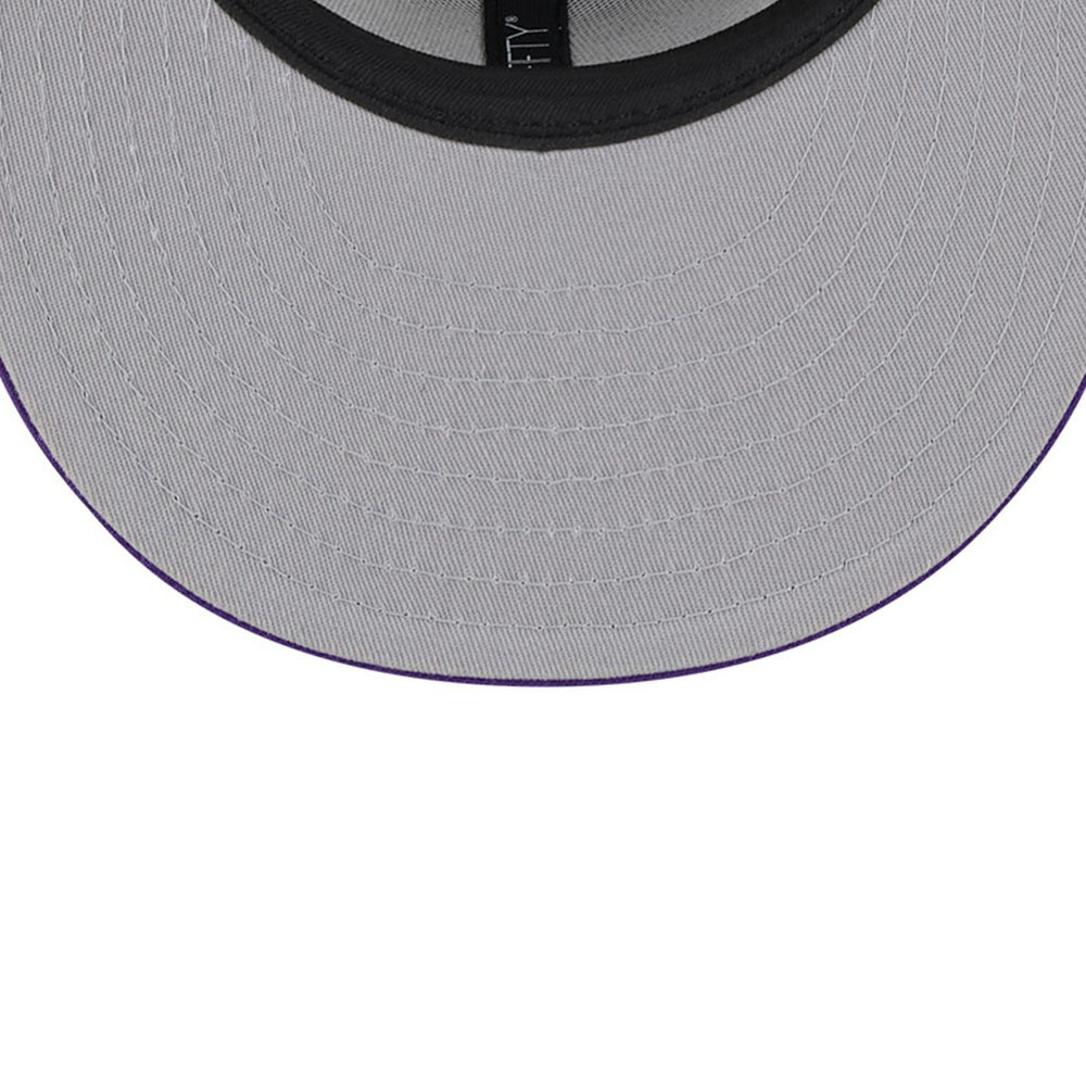Gray Los Angeles Lakers Chenille Band 9FIFTY Snapback Hat | NBA