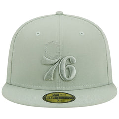 Light Green Philadelphia 76ers Sage Color Pack 59FIFTY Fitted Hat | NBA