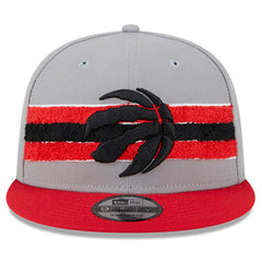 Gray Toronto Raptors Chenille Band 9FIFTY Snapback Hat | NBA