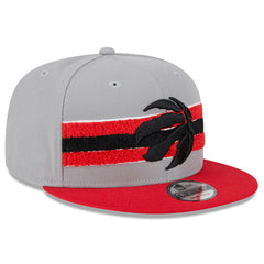 Gray Toronto Raptors Chenille Band 9FIFTY Snapback Hat | NBA