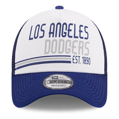 Los Angeles Dodgers New Era Stacked A-Frame Trucker 9FORTY Adjustable Hat - MLB Hats