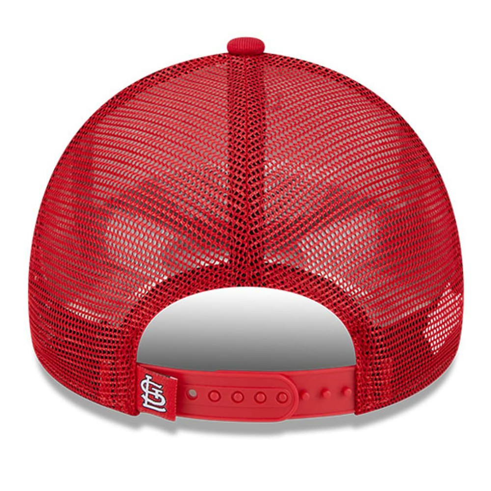 St. Louis Cardinals New Era Stacked A-Frame Trucker 9FORTY Adjustable Hat - MLB Hats