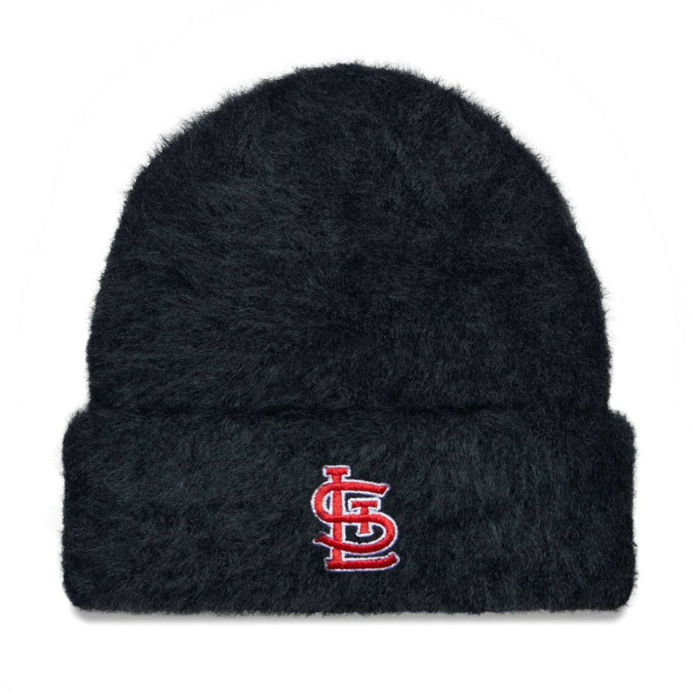 St. Louis Cardinals New Era Women's Fuzzy Cuffed Knit Hat - MLB Hats