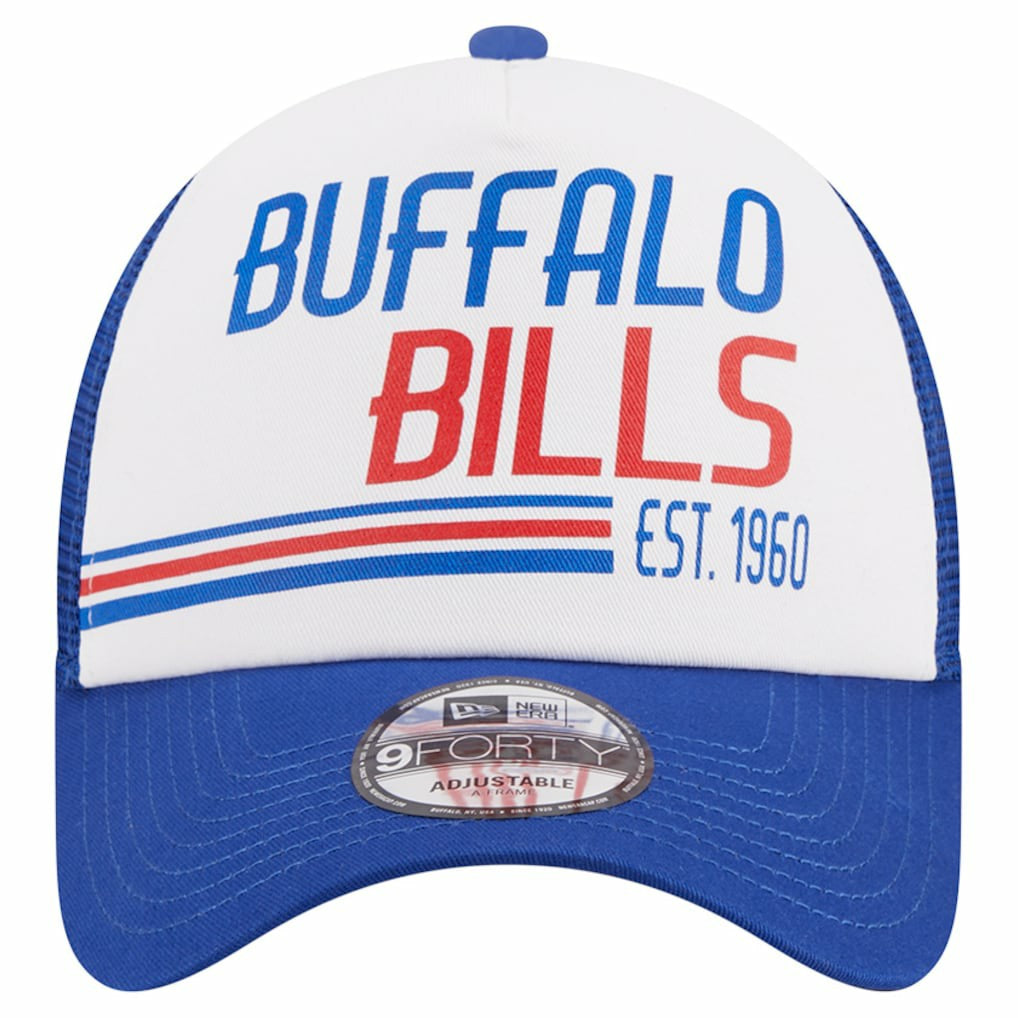 Buffalo Bills Stacked A-Frame Trucker 9FORTY Adjustable Hat | NFL On sale