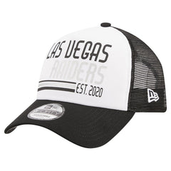 Las Vegas Raiders Stacked A-Frame Trucker 9FORTY Adjustable Hat | NFL US