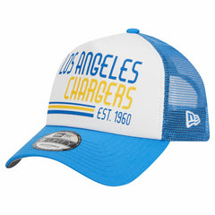 Los Angeles Chargers Stacked A-Frame Trucker 9FORTY Adjustable Hat | NFL New