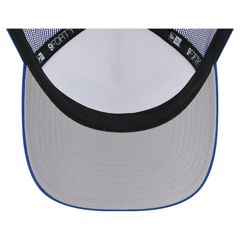 New York Giants Stacked A-Frame Trucker 9FORTY Adjustable Hat | NFL Discount