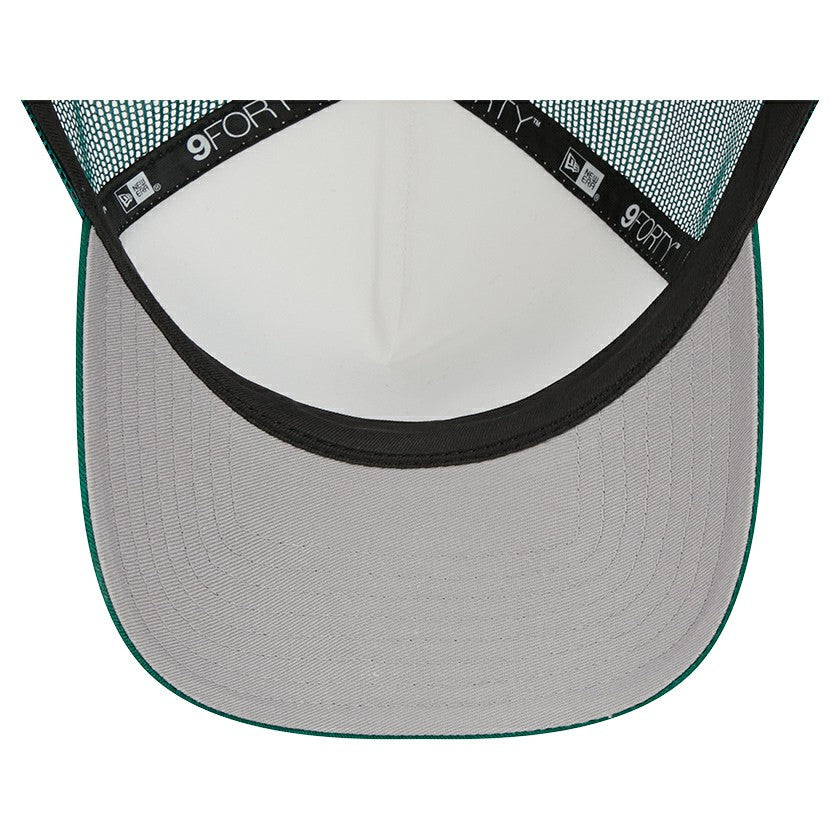 New York Jets Stacked A-Frame Trucker 9FORTY Adjustable Hat | NFL Sale
