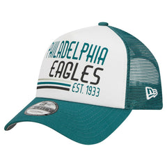 Philadelphia Eagles Stacked A-Frame Trucker 9FORTY Adjustable Hat | NFL New