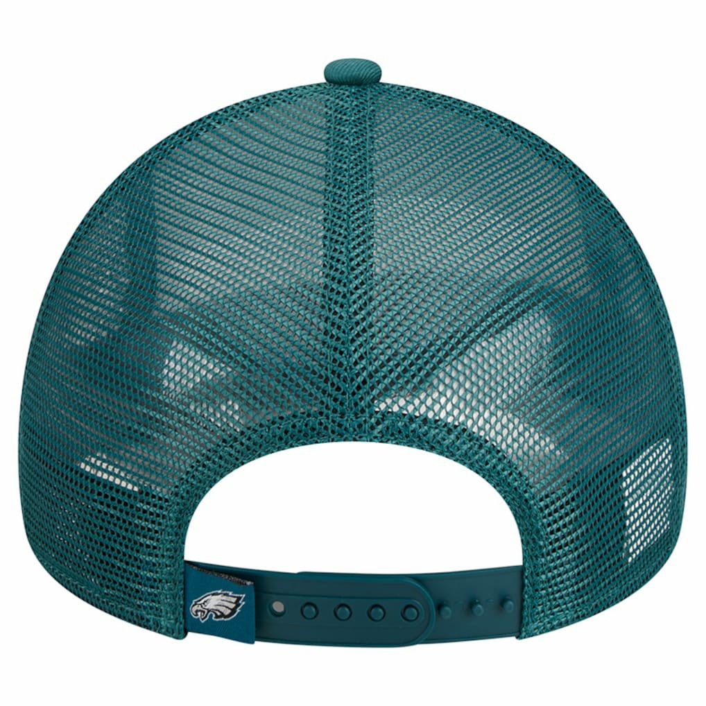 Philadelphia Eagles Stacked A-Frame Trucker 9FORTY Adjustable Hat | NFL New