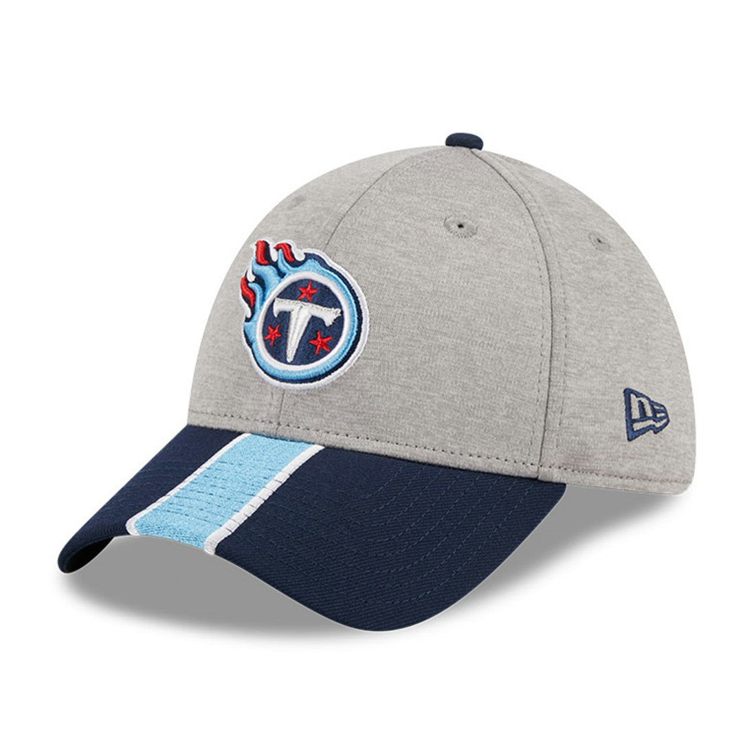 Tennessee Titans Striped 39THIRTY Flex Hat | NFL Outlet