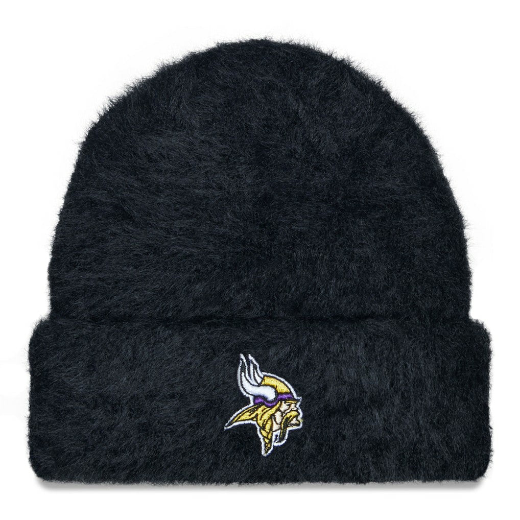 Minnesota Vikings Women's Fuzzy Cuffed Knit Hat | NFL Discount