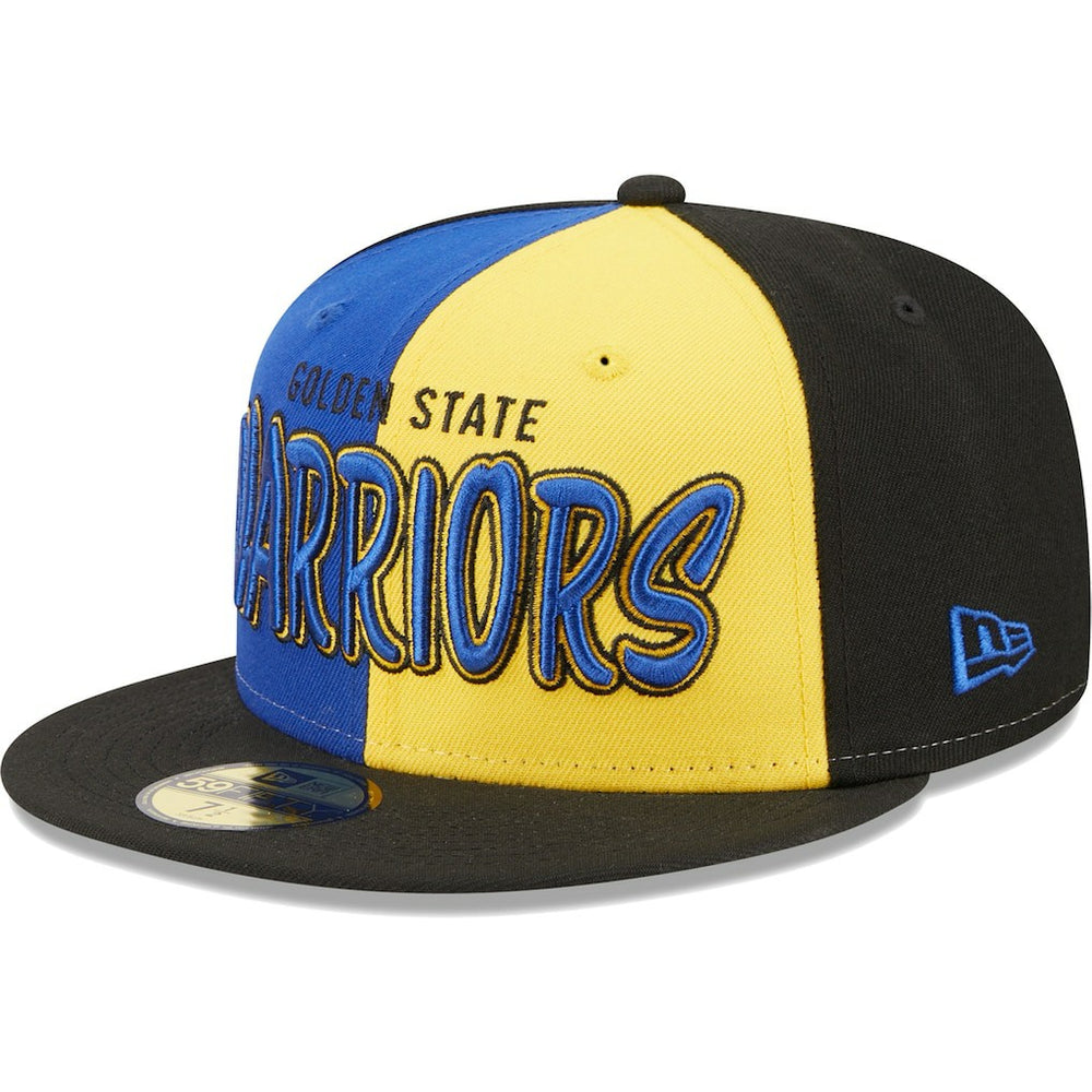 Black/Royal Golden State Warriors Pop Front 59FIFTY Fitted Hat sale | NBA
