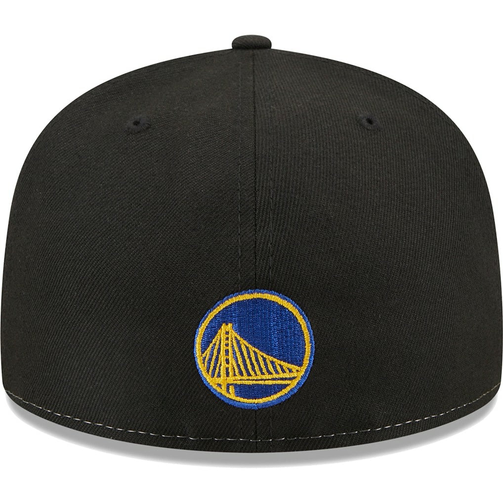 Black/Royal Golden State Warriors Pop Front 59FIFTY Fitted Hat sale | NBA
