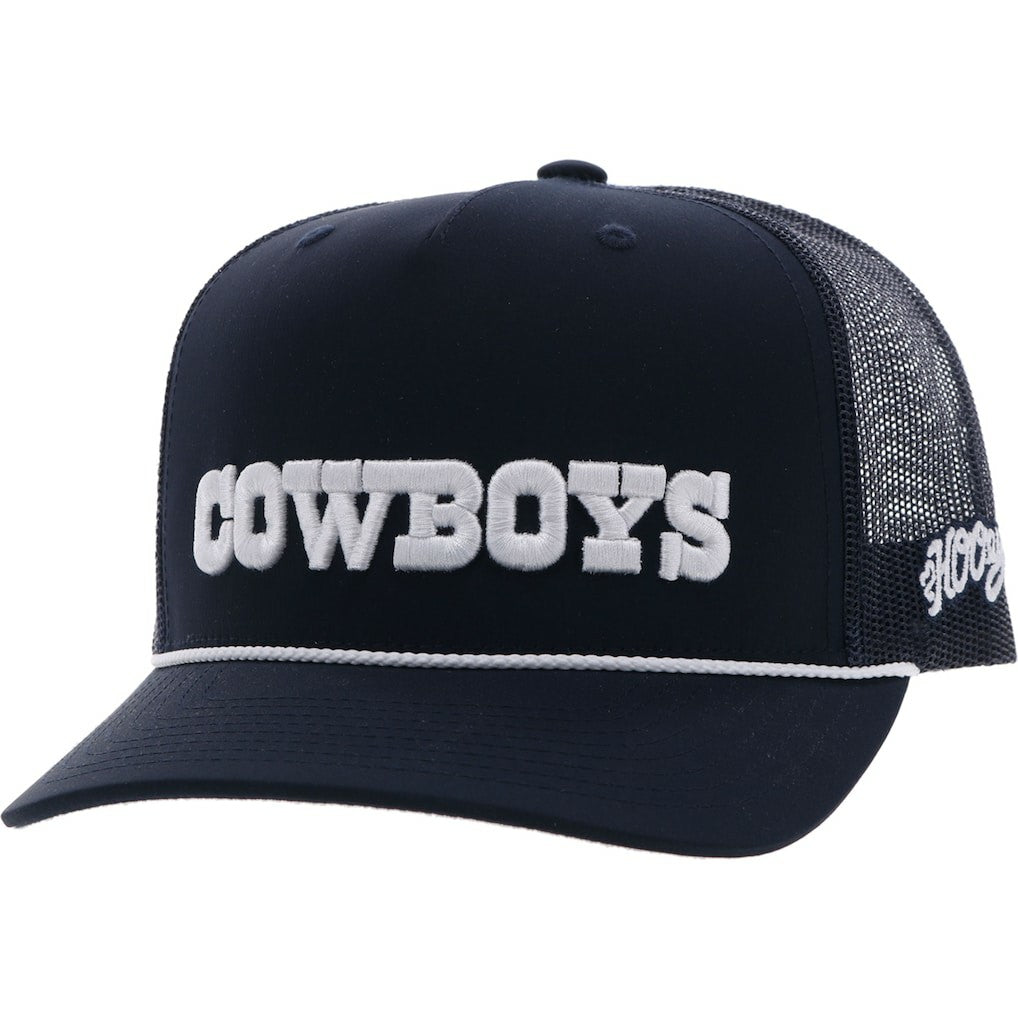 Dallas Cowboys HOOey Wordmark Rope Trucker Adjustable Hat | NFL New