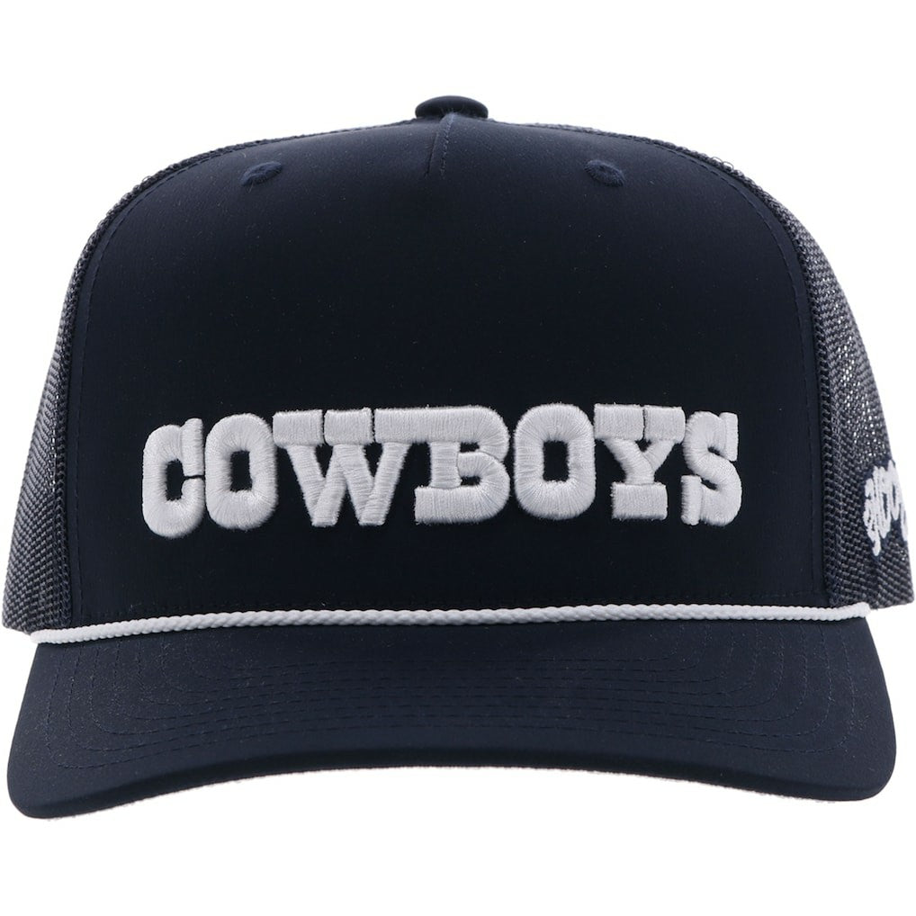 Dallas Cowboys HOOey Wordmark Rope Trucker Adjustable Hat | NFL New