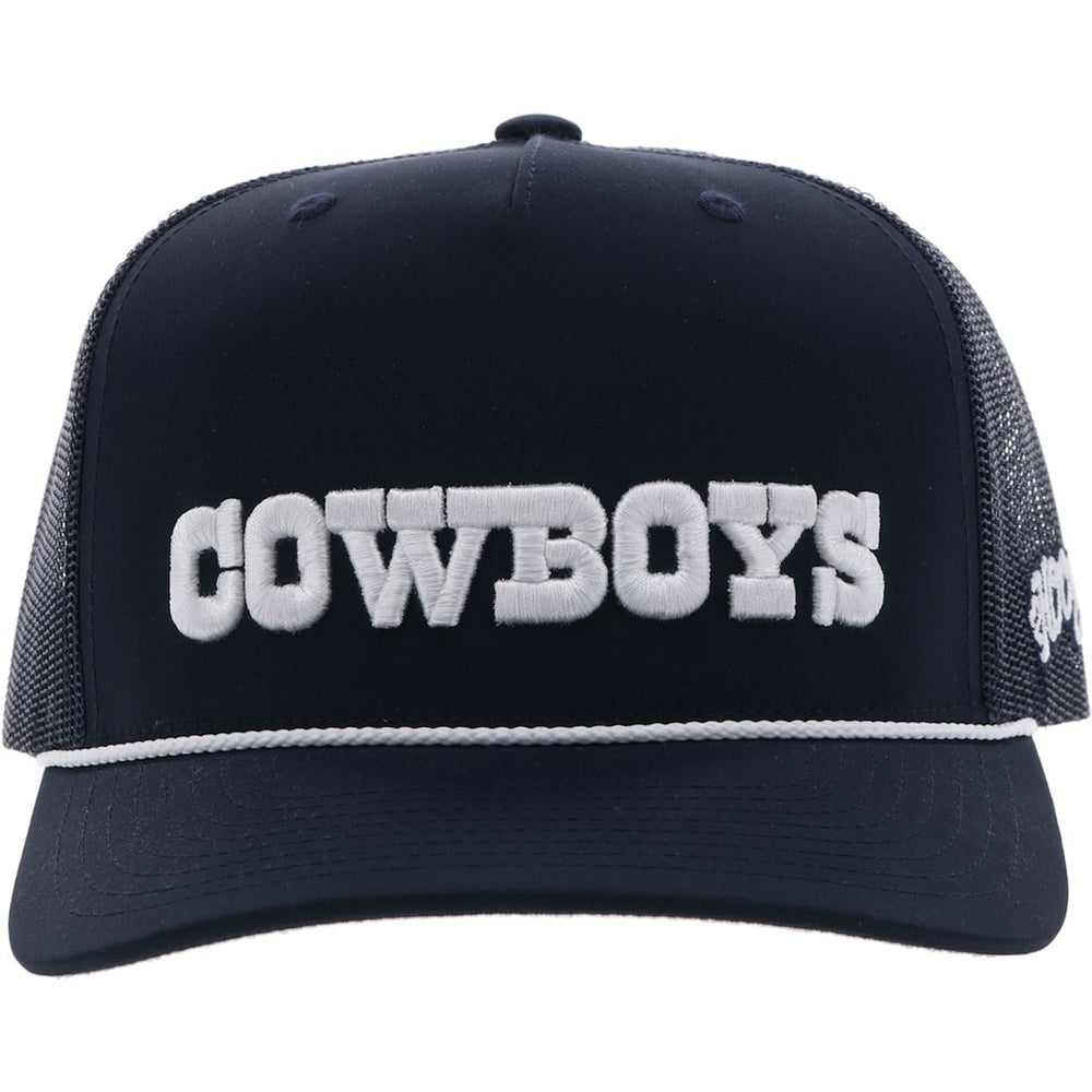 Dallas Cowboys HOOey Wordmark Rope Trucker Adjustable Hat | NFL New