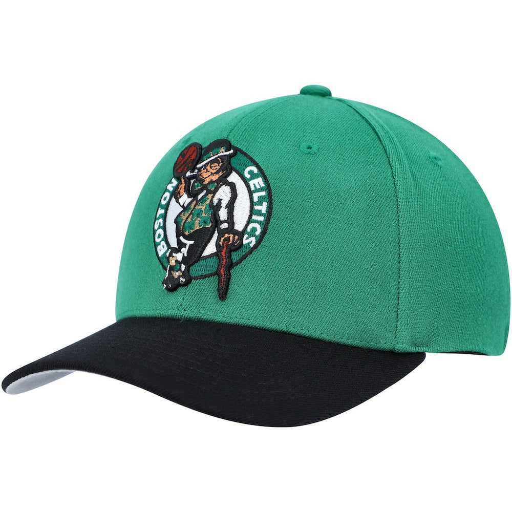 Kelly Green/Black Boston Celtics MVP Team Two-Tone 2.0 Stretch-Snapback Hat | NBA