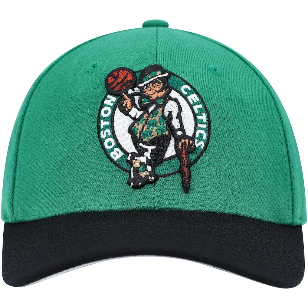 Kelly Green/Black Boston Celtics MVP Team Two-Tone 2.0 Stretch-Snapback Hat | NBA