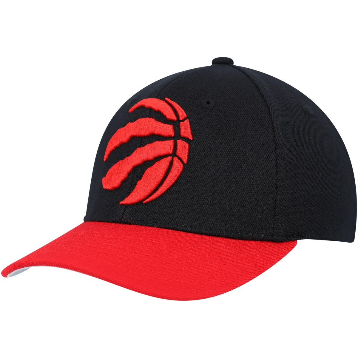 Black/Red Toronto Raptors MVP Team Two-Tone 2.0 Stretch-Snapback Hat | NBA