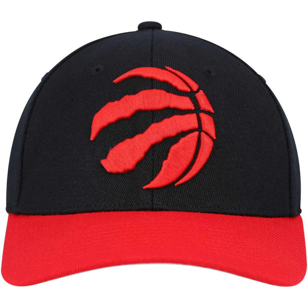 Black/Red Toronto Raptors MVP Team Two-Tone 2.0 Stretch-Snapback Hat | NBA