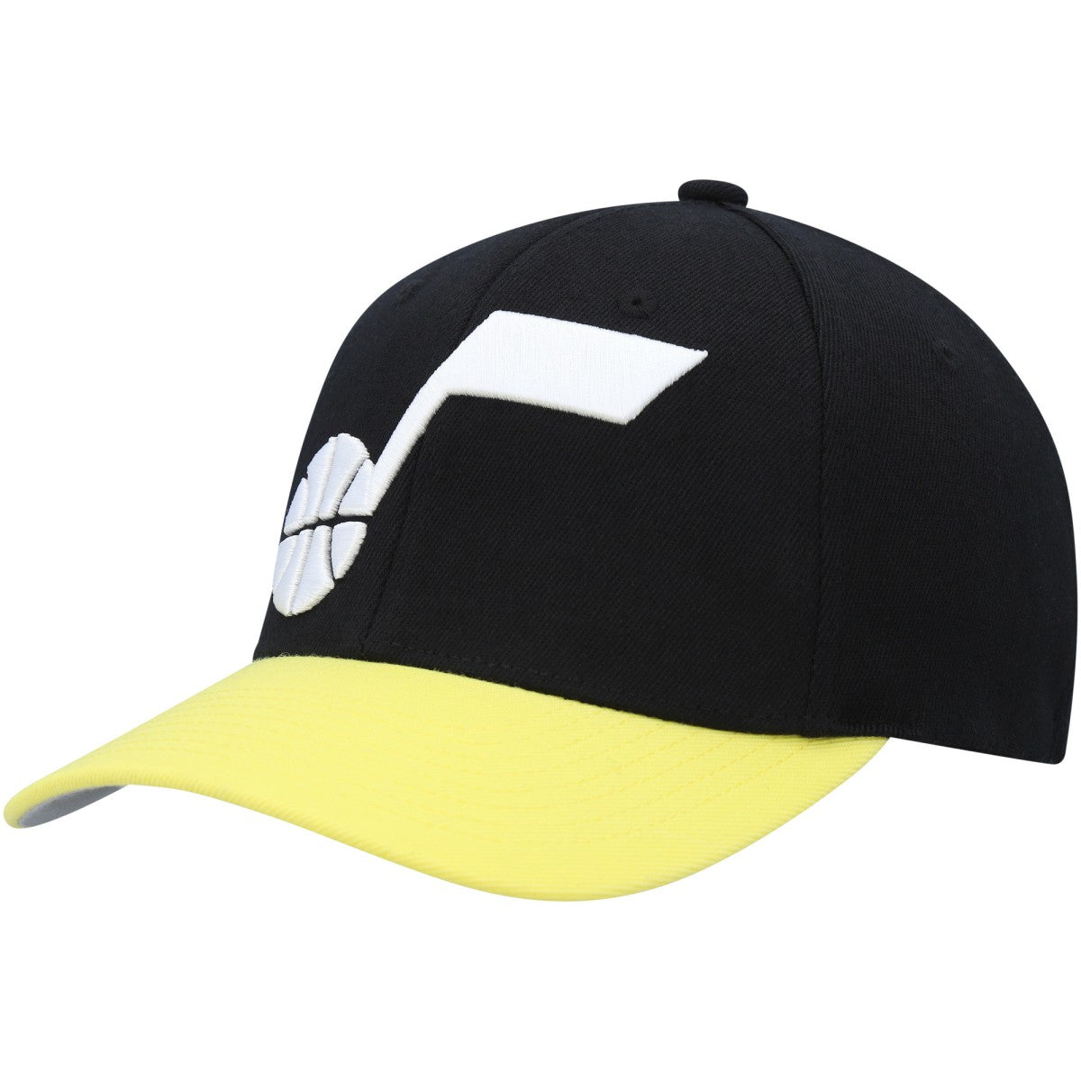 Black/Gold Utah Jazz MVP Team Two-Tone 2.0 Stretch-Snapback Hat | NBA