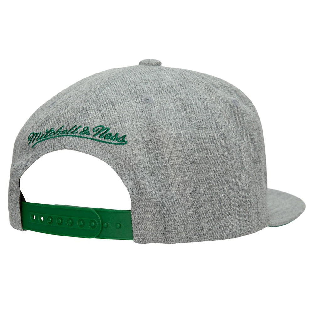 Heather Gray Boston Celtics Hardwood Classics 2.0 Snapback Hat | NBA