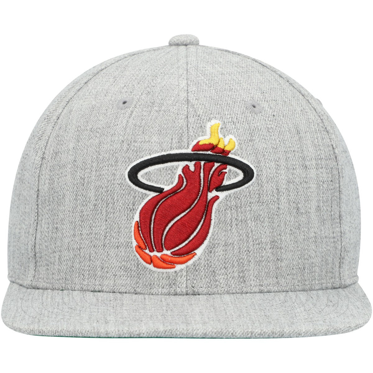 Heather Gray Miami Heat Hardwood Classics 2.0 Snapback Hat | NBA