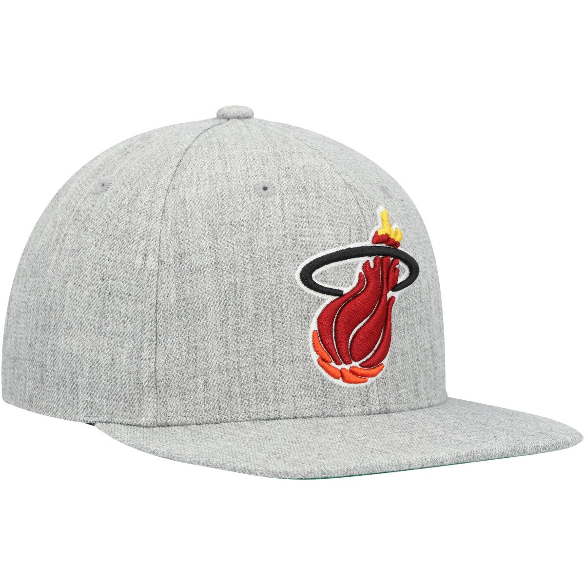 Heather Gray Miami Heat Hardwood Classics 2.0 Snapback Hat | NBA