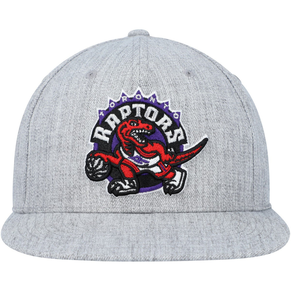 Heather Gray Toronto Raptors Hardwood Classics 2.0 Snapback Hat | NBA