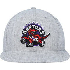 Heather Gray Toronto Raptors Hardwood Classics 2.0 Snapback Hat | NBA