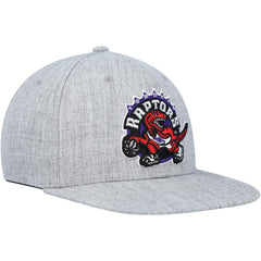 Heather Gray Toronto Raptors Hardwood Classics 2.0 Snapback Hat | NBA