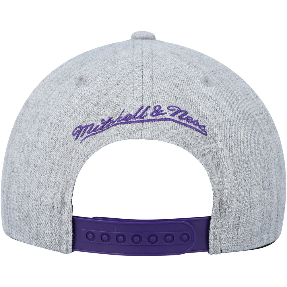 Heather Gray Toronto Raptors Hardwood Classics 2.0 Snapback Hat | NBA