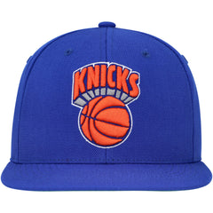 Blue New York Knicks Hardwood Classics MVP Team Ground 2.0 Fitted Hat | NBA