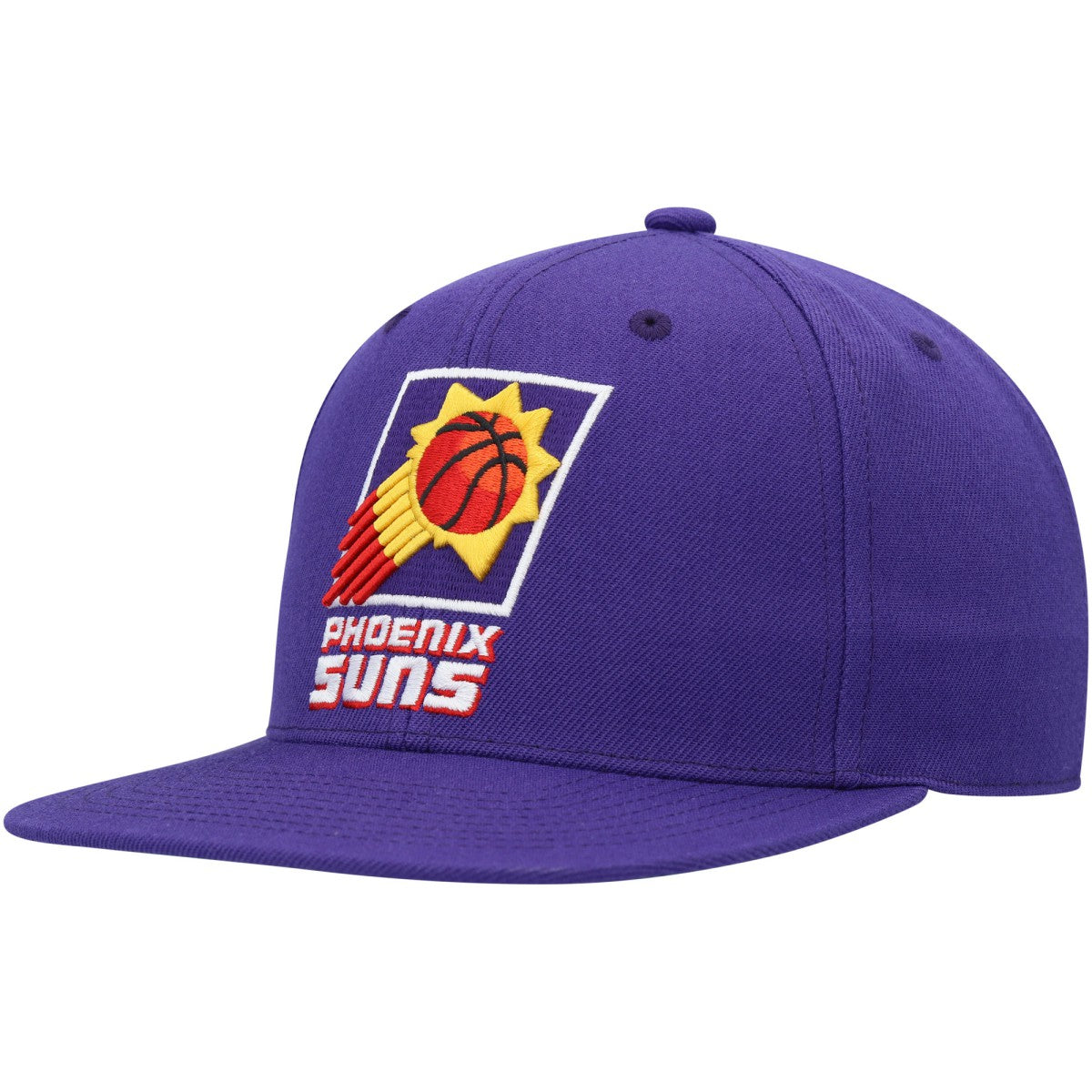 Purple Phoenix Suns Hardwood Classics MVP Team Ground 2.0 Fitted Hat | NBA