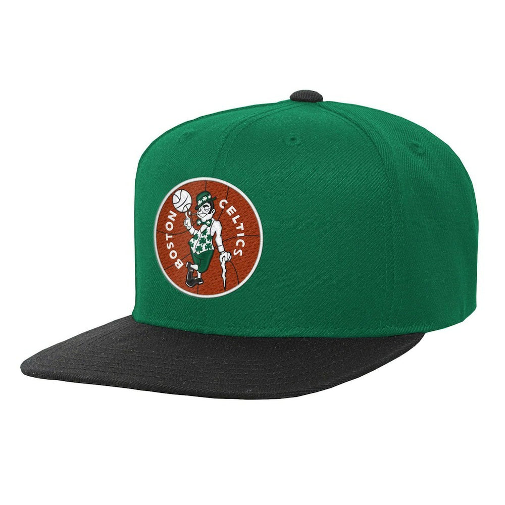 Kelly Green/Black Boston Celtics Youth Two-Tone Snapback Hat | NBA