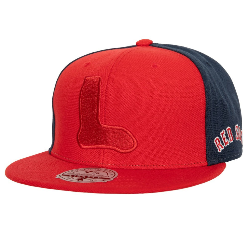 Boston Red Sox Mitchell & Ness Bases Loaded Fitted Hat - MLB Hats