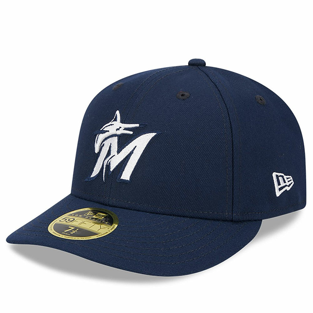 Miami Marlins New Era Oceanside Low Profile 59FIFTY Fitted Hat - MLB Hats