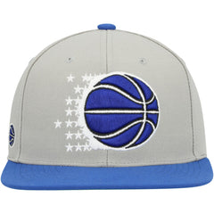 Gray/Blue Orlando Magic Hardwood Classics Essentials 2.0 Snapback Hat | NBA